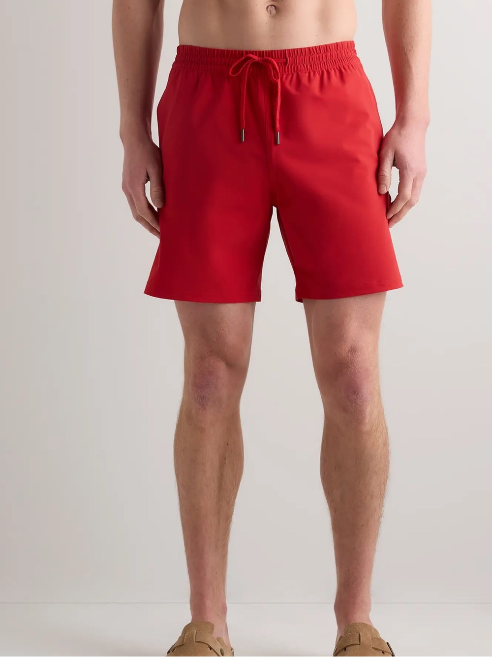 Quince Italian Swim Trunks - 5.5" Red Large